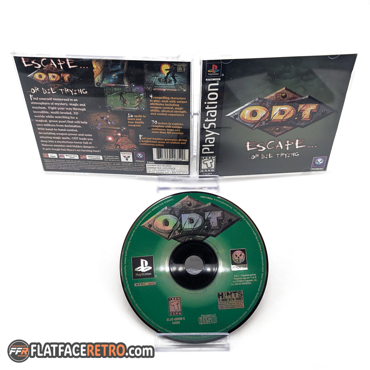 ODT Escape or Die Trying - Sony PlayStation 1 - Complete