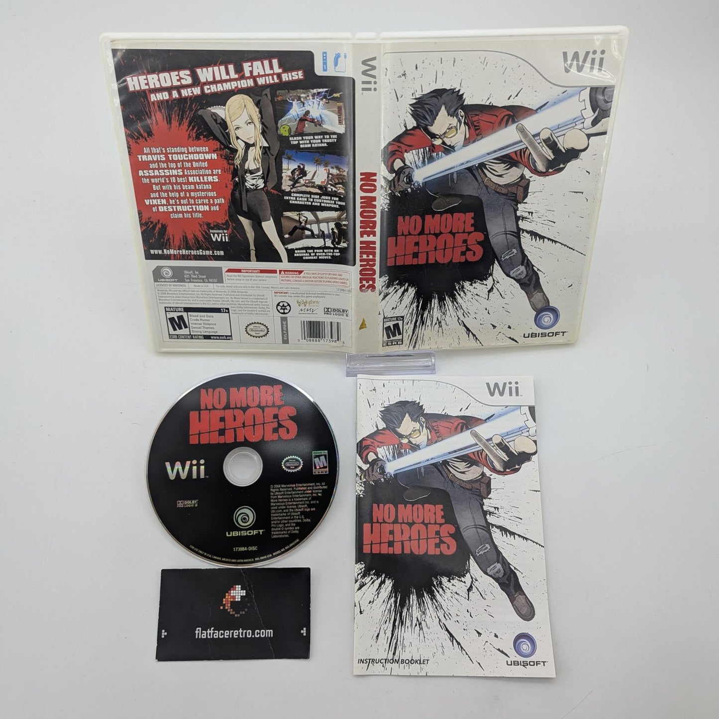 No More Heroes - Nintendo Wii - Complete