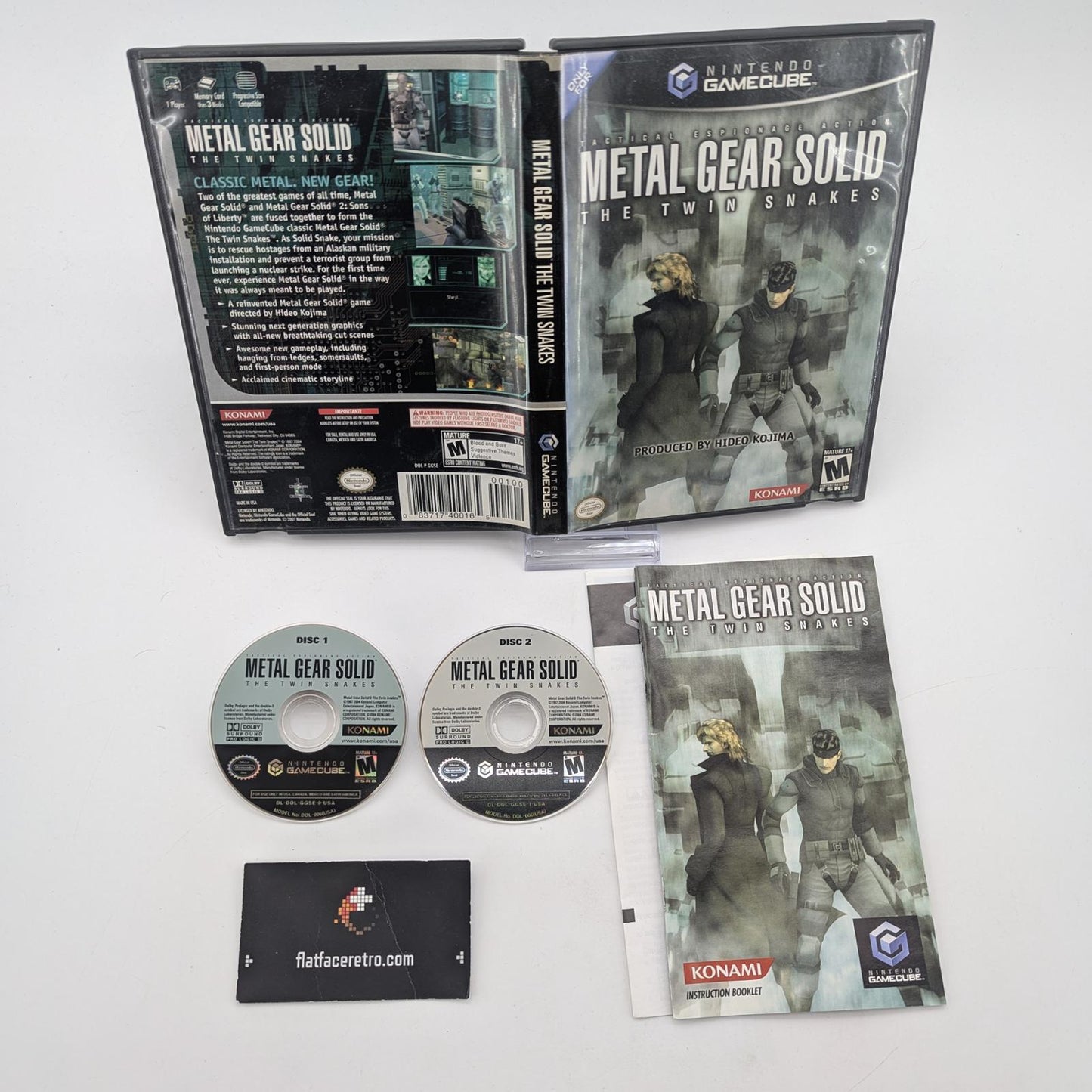 Metal Gear Solid Twin Snakes - Nintendo Gamecube - Complete