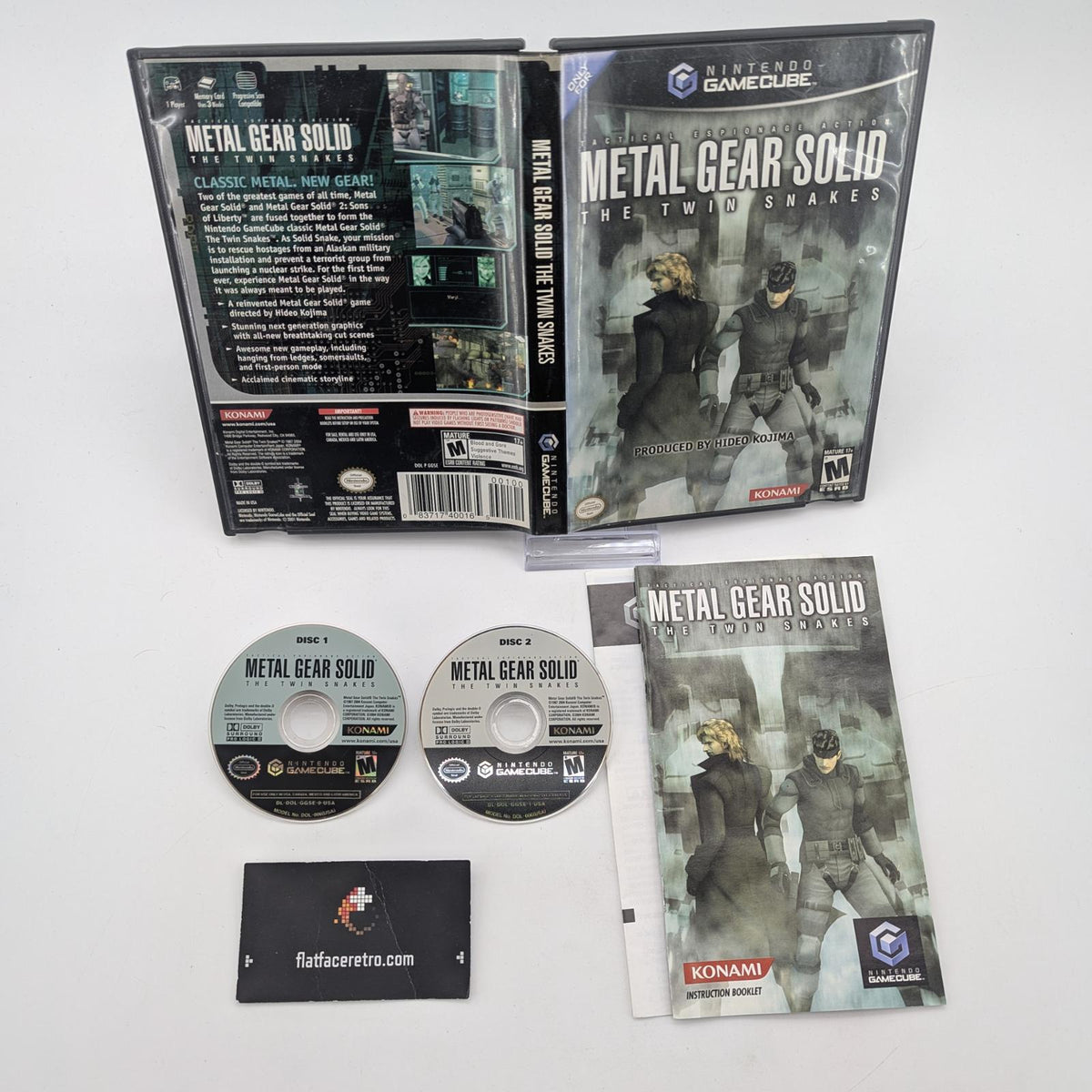 Metal Gear Solid Twin Snakes - Nintendo Gamecube - Complete