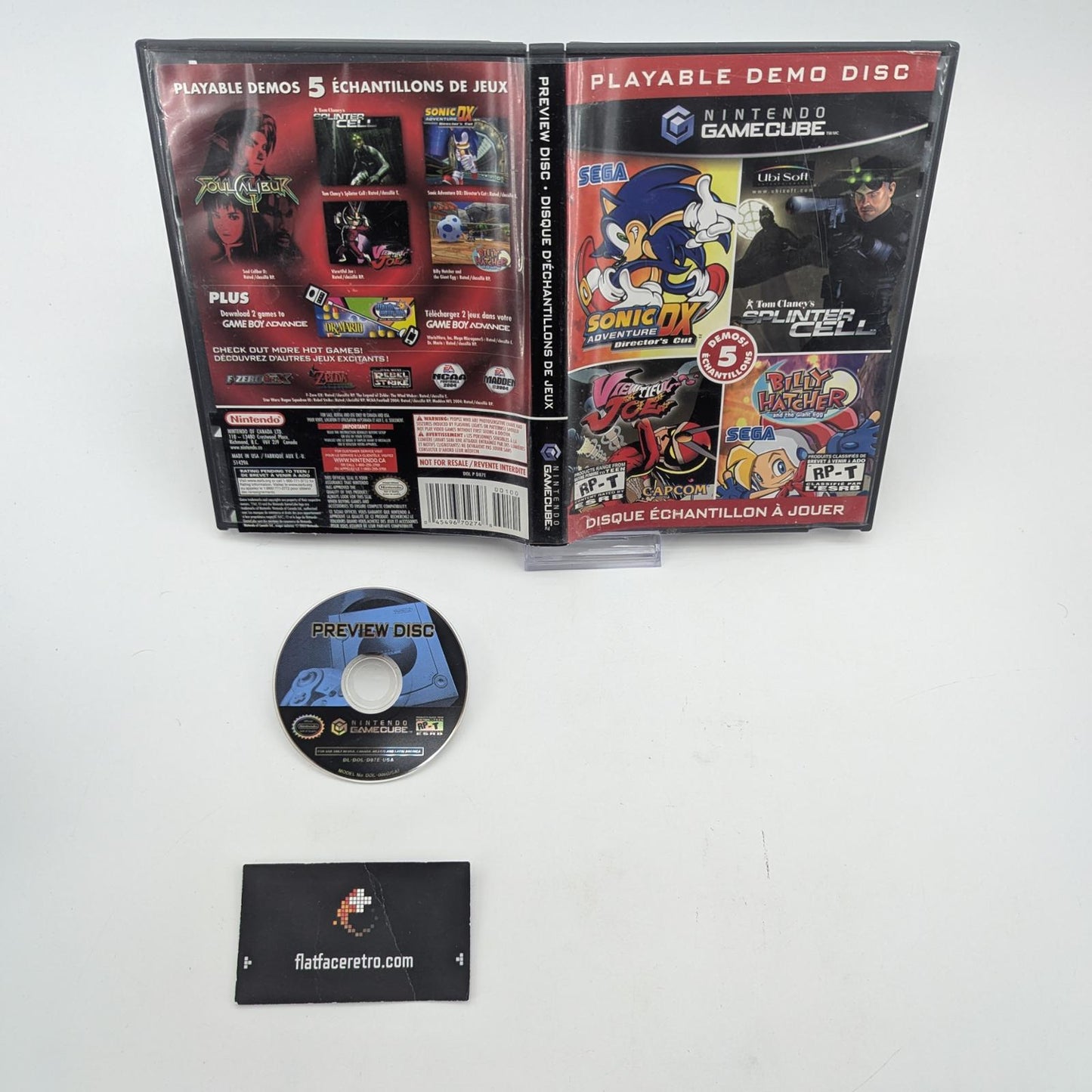 Nintendo Gamecube Preview Disc - Nintendo Gamecube - Game and Box Only