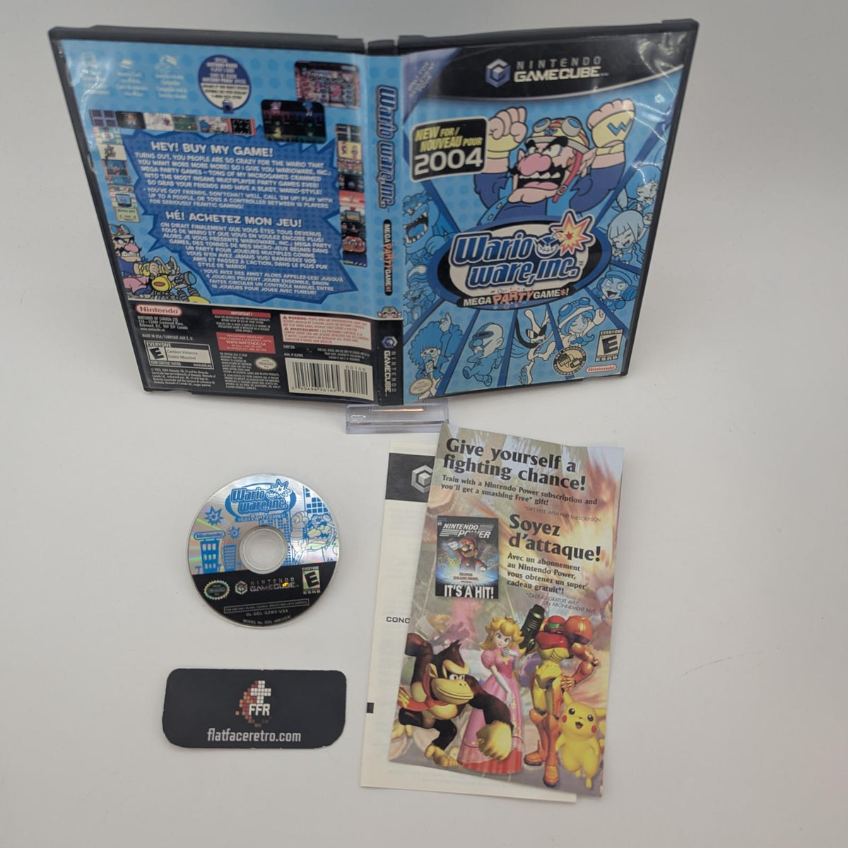 Wario Ware Mega Party Games - Nintendo Gamecube - Game and Case Insert Only