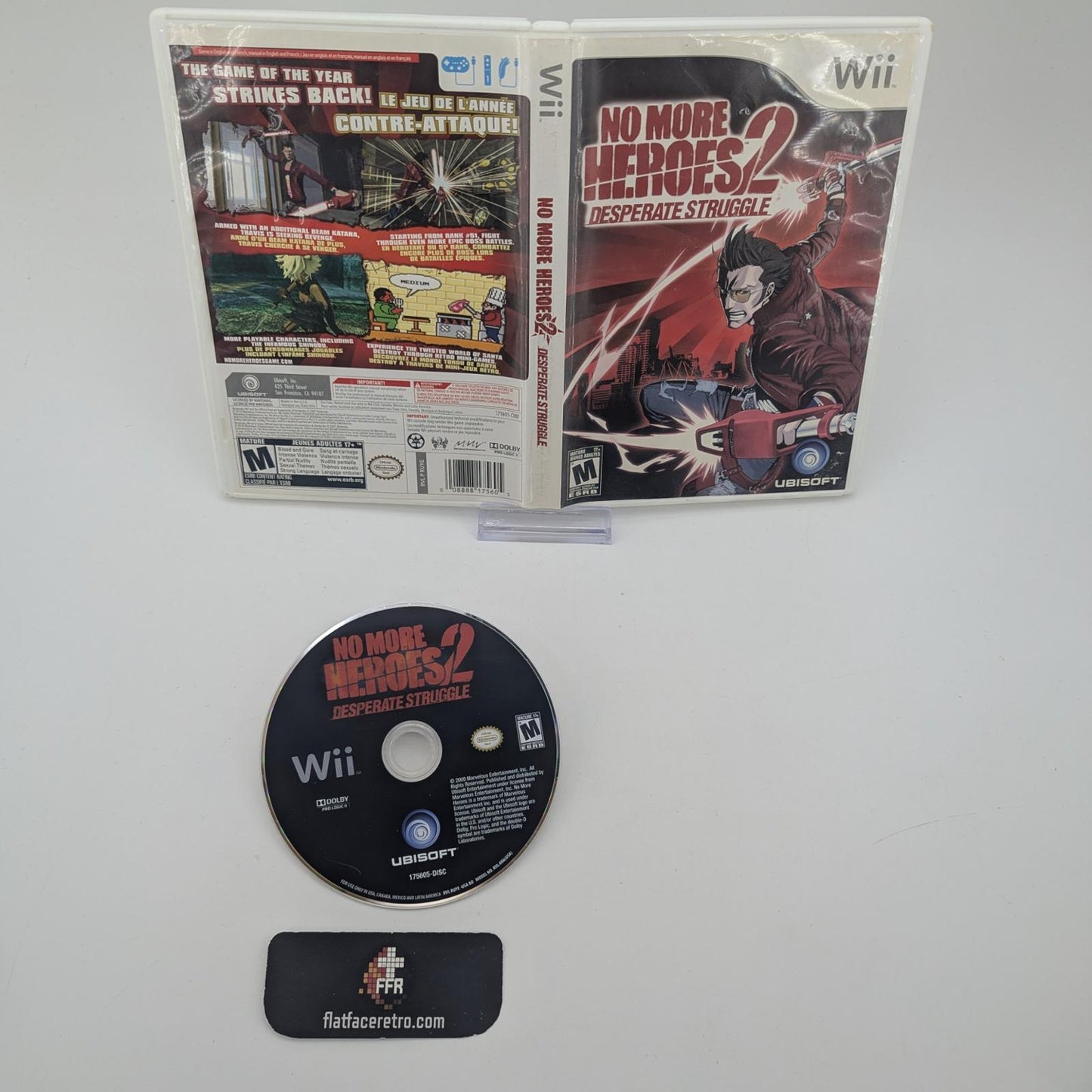 No More Heroes 2: Desperate Struggle - Nintendo Wii - Game and Box Only