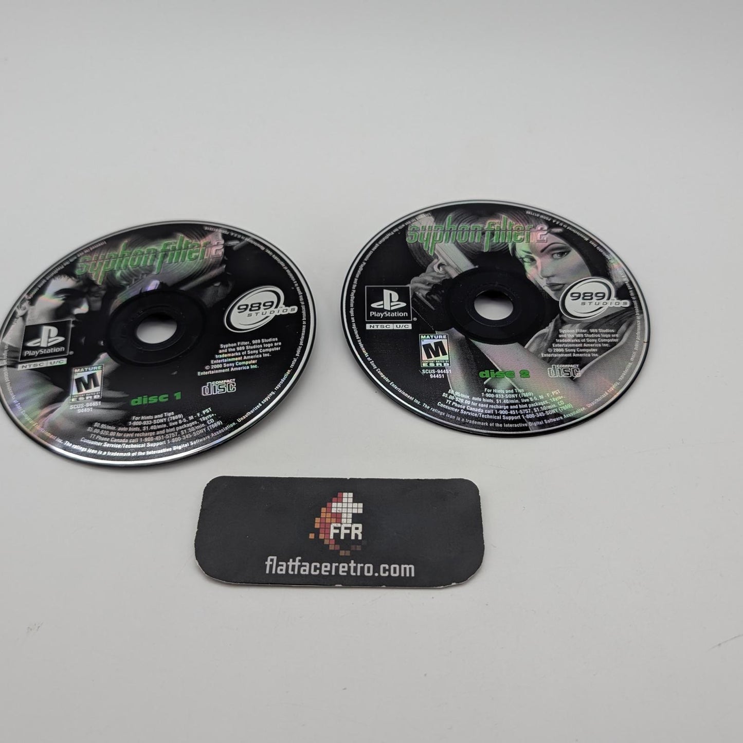 Syphon Filter 2 - Sony PlayStation 1 - Game Only