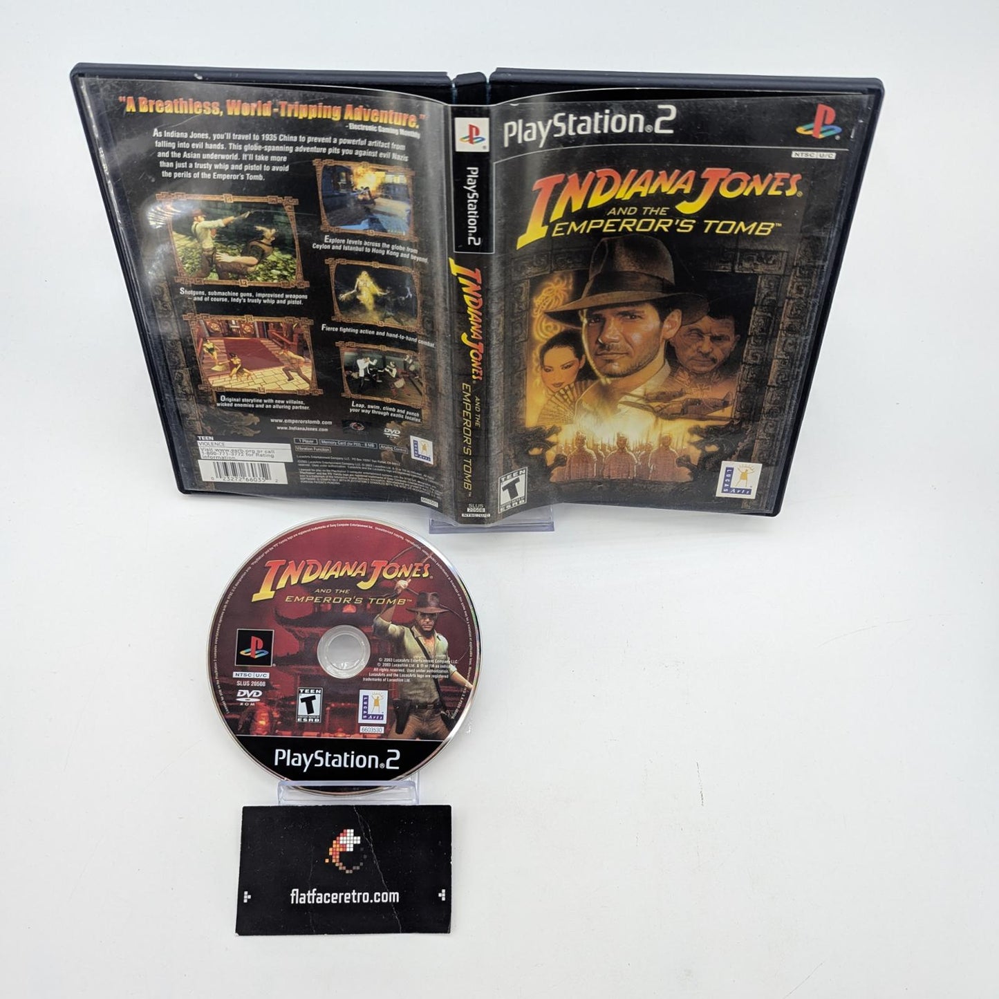 Indiana Jones and the Emperor's Tomb - Sony PlayStation 2 - Game and Box Only