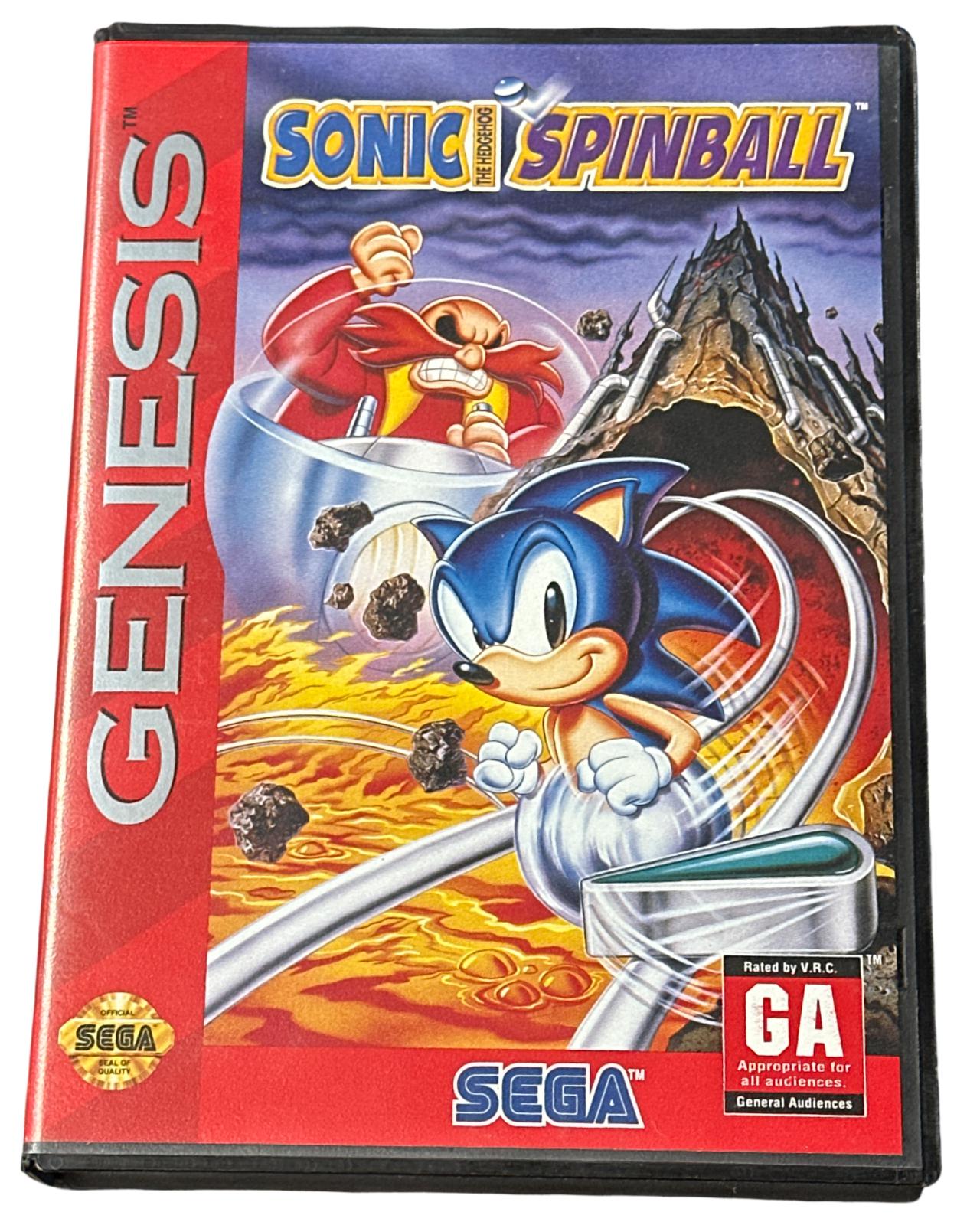 Sonic Spinball - Sega Genesis - Complete