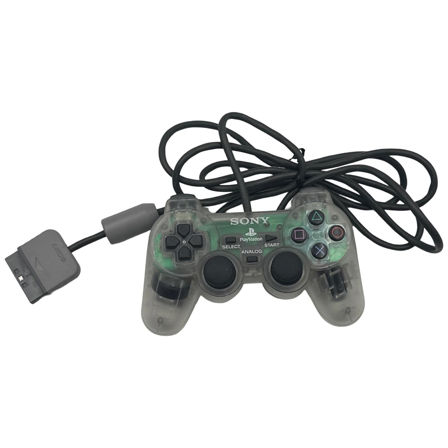 Clear DualShock Controller - Sony PlayStation 1 - Controller Only