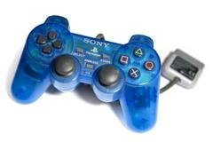 Clear Blue DualShock Controller - Sony PlayStation 1 - Controller Only