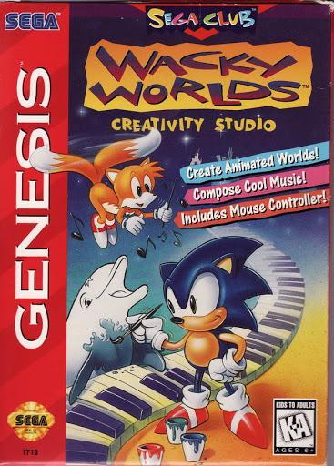 Wacky Worlds Creativity Studio - Sega Genesis - Game Only