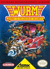 Wurm Journey to the Center of the Earth - Nintendo NES - Game Only