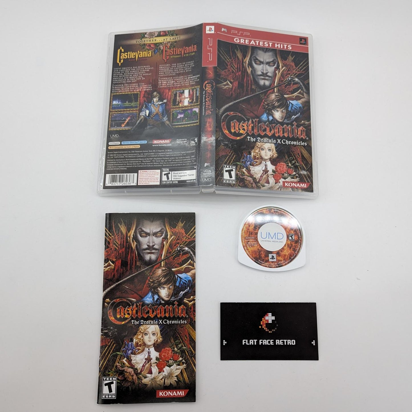 Castlevania Dracula X Chronicles [Greatest Hits] - Sony PSP - Complete
