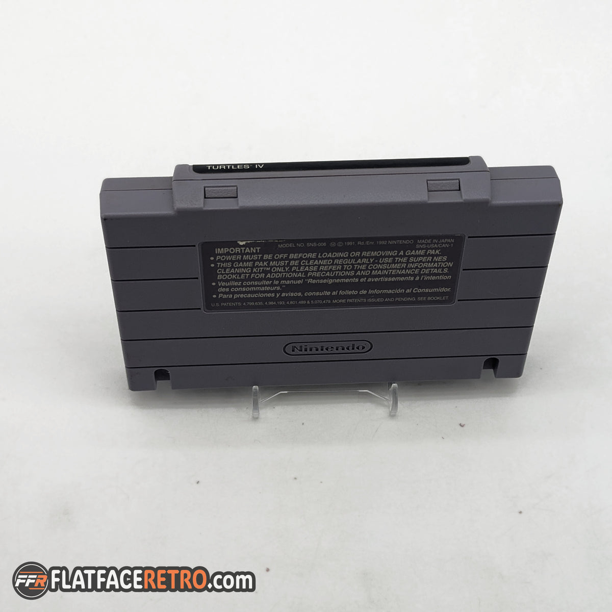 Teenage Mutant Ninja Turtles IV Turtles in Time - Nintendo SNES - Game Only