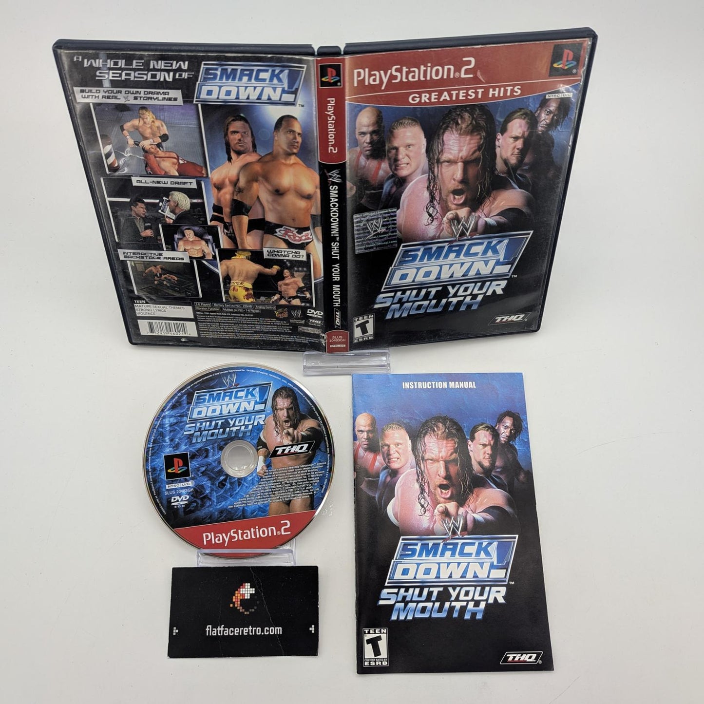 WWE Smackdown Shut Your Mouth [Greatest Hits] - Sony PlayStation 2 - Complete