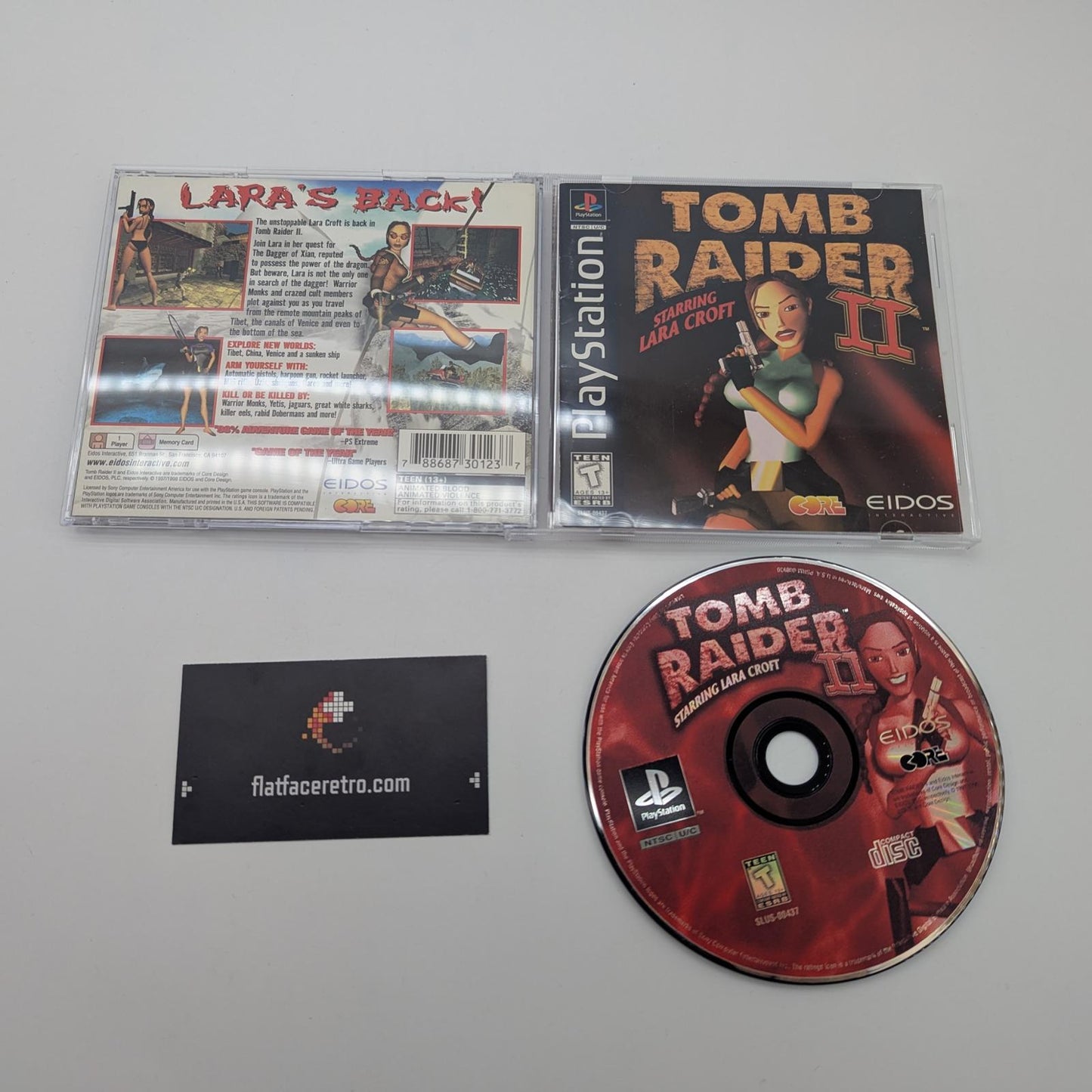 Tomb Raider II - Sony PlayStation 1 - Complete