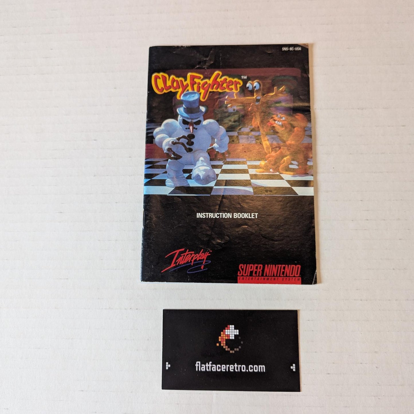 ClayFighter - Nintendo SNES - Manual Only
