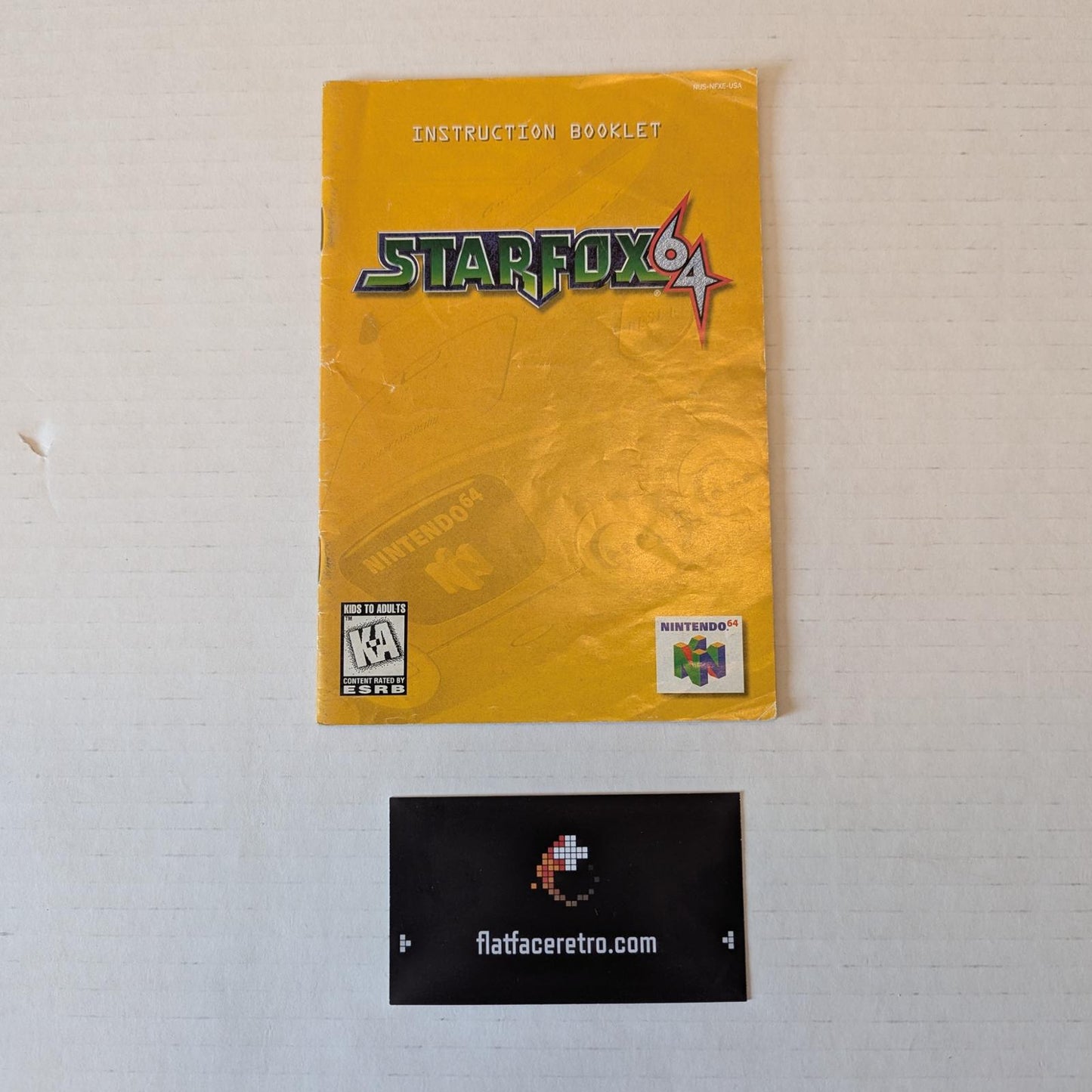 Star Fox 64 - Nintendo 64 - Manual Only