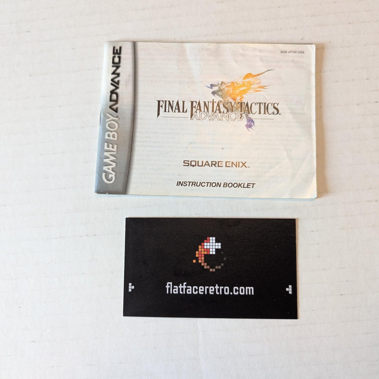 Final Fantasy Tactics Advance - Nintendo Game Boy Advance - Manual Only