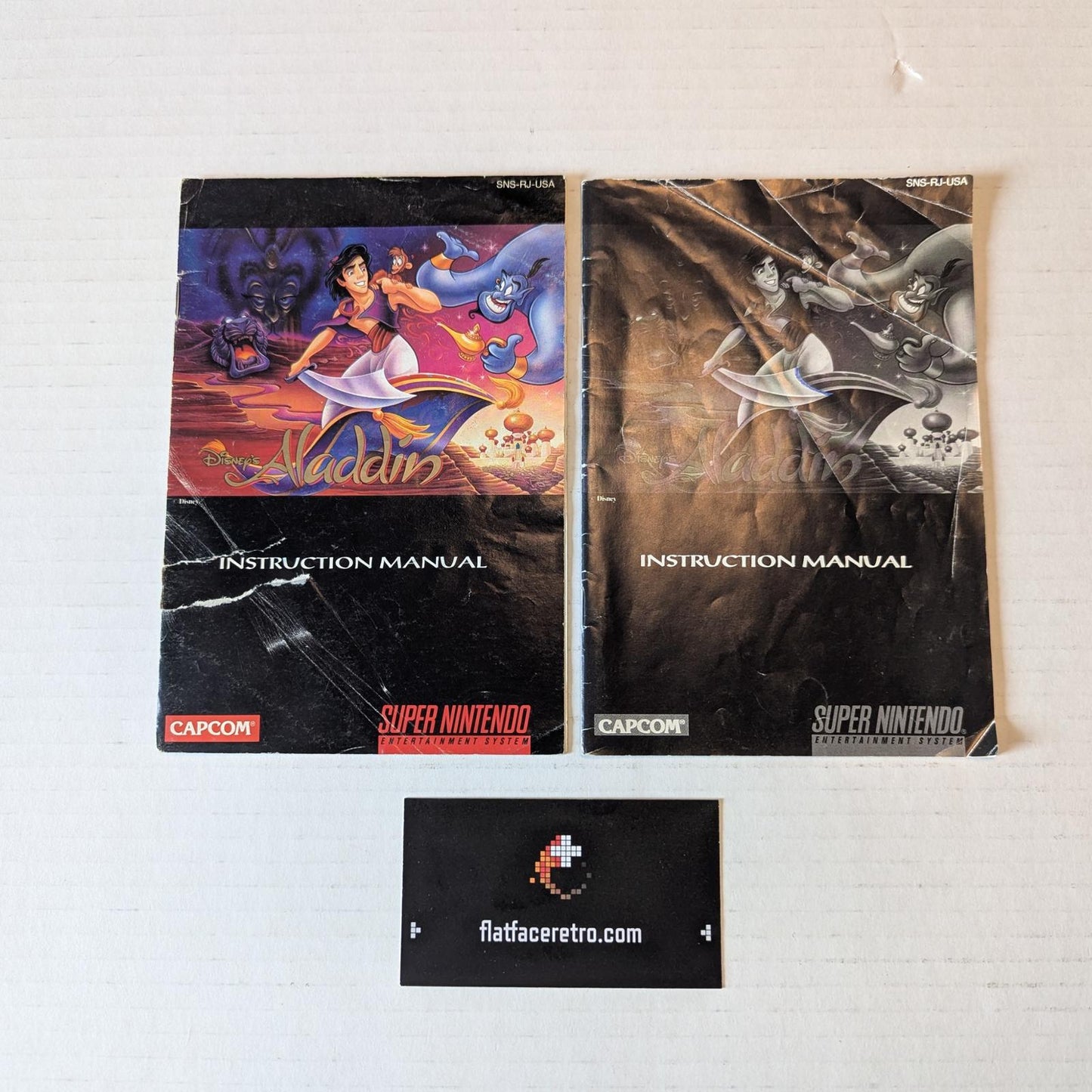 Aladdin - Nintendo SNES - Manual Only