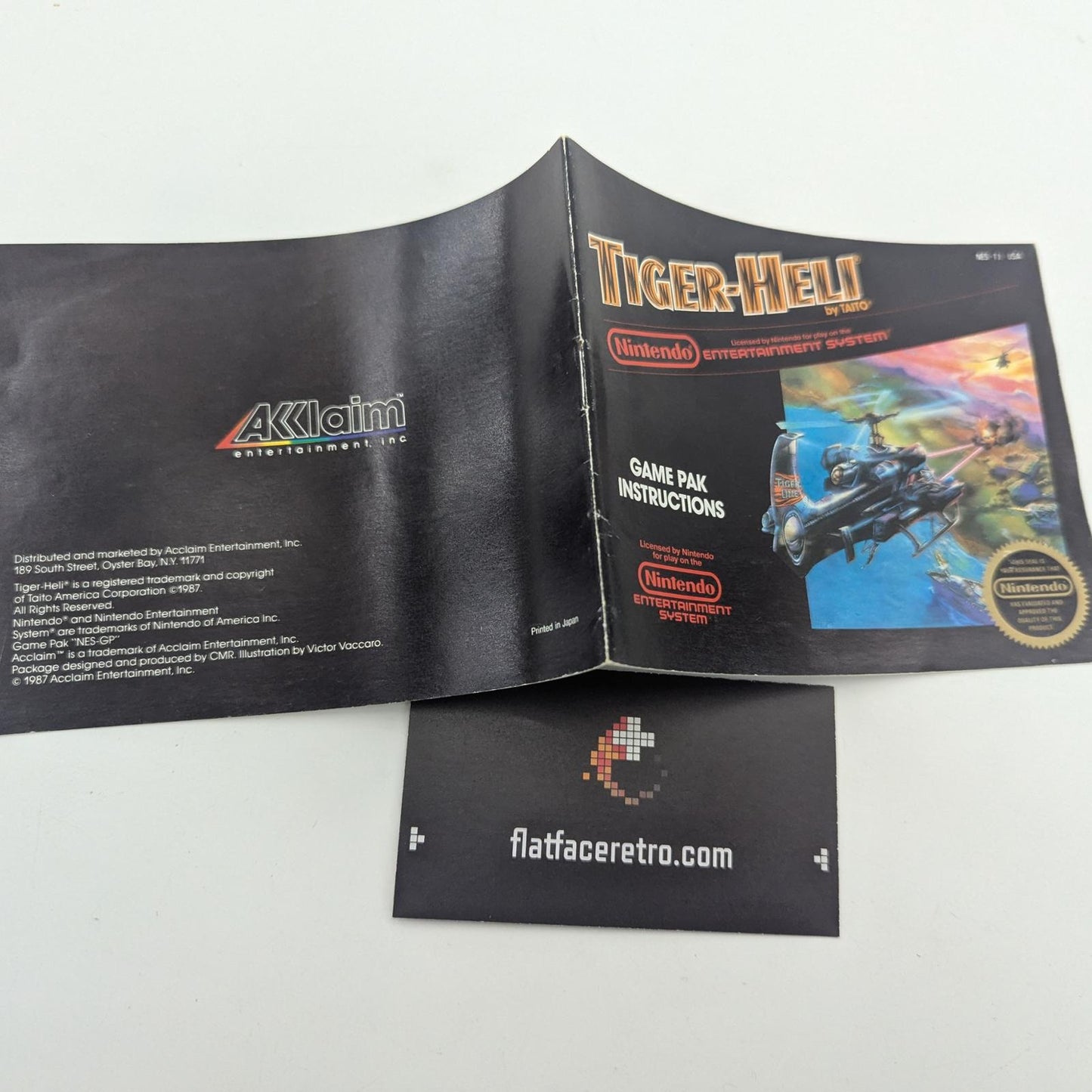 Tiger-Heli - Nintendo NES - Manual Only