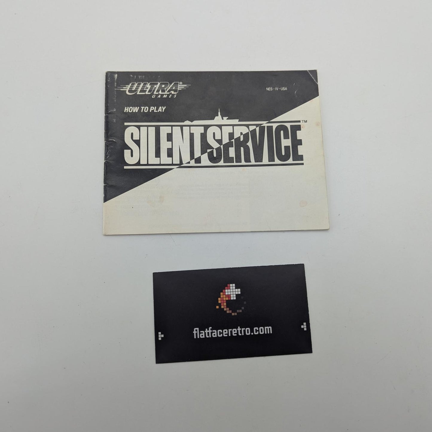 Silent Service - Nintendo NES - Manual Only