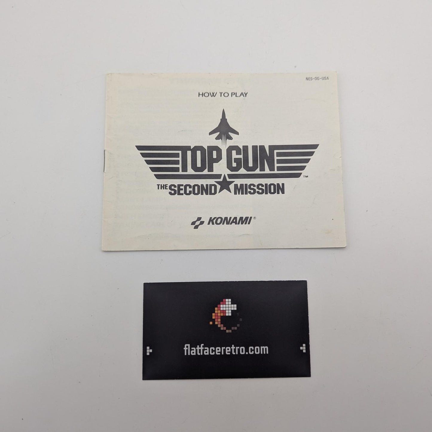 Top Gun The Second Mission - Nintendo NES - Manual Only