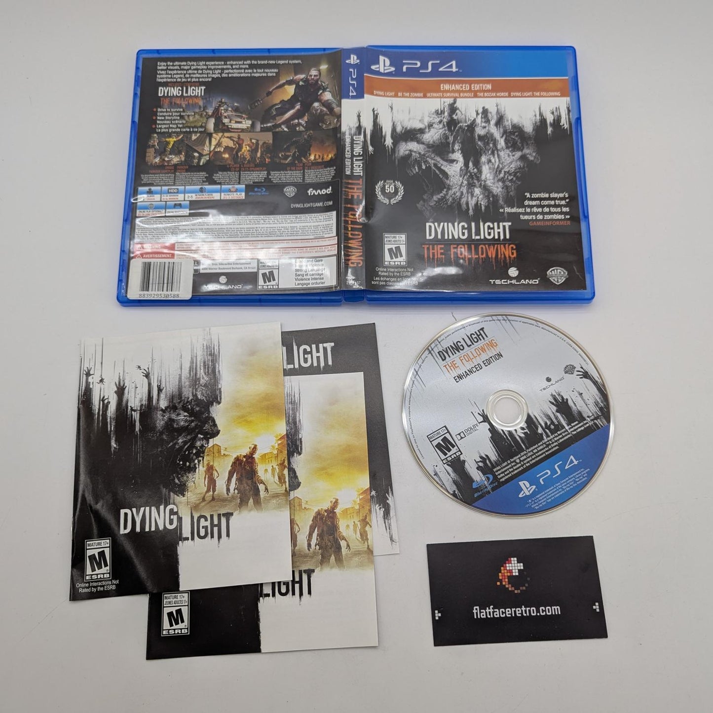 Dying Light The Following Enhanced Edition - Sony PlayStation 4 - Complete