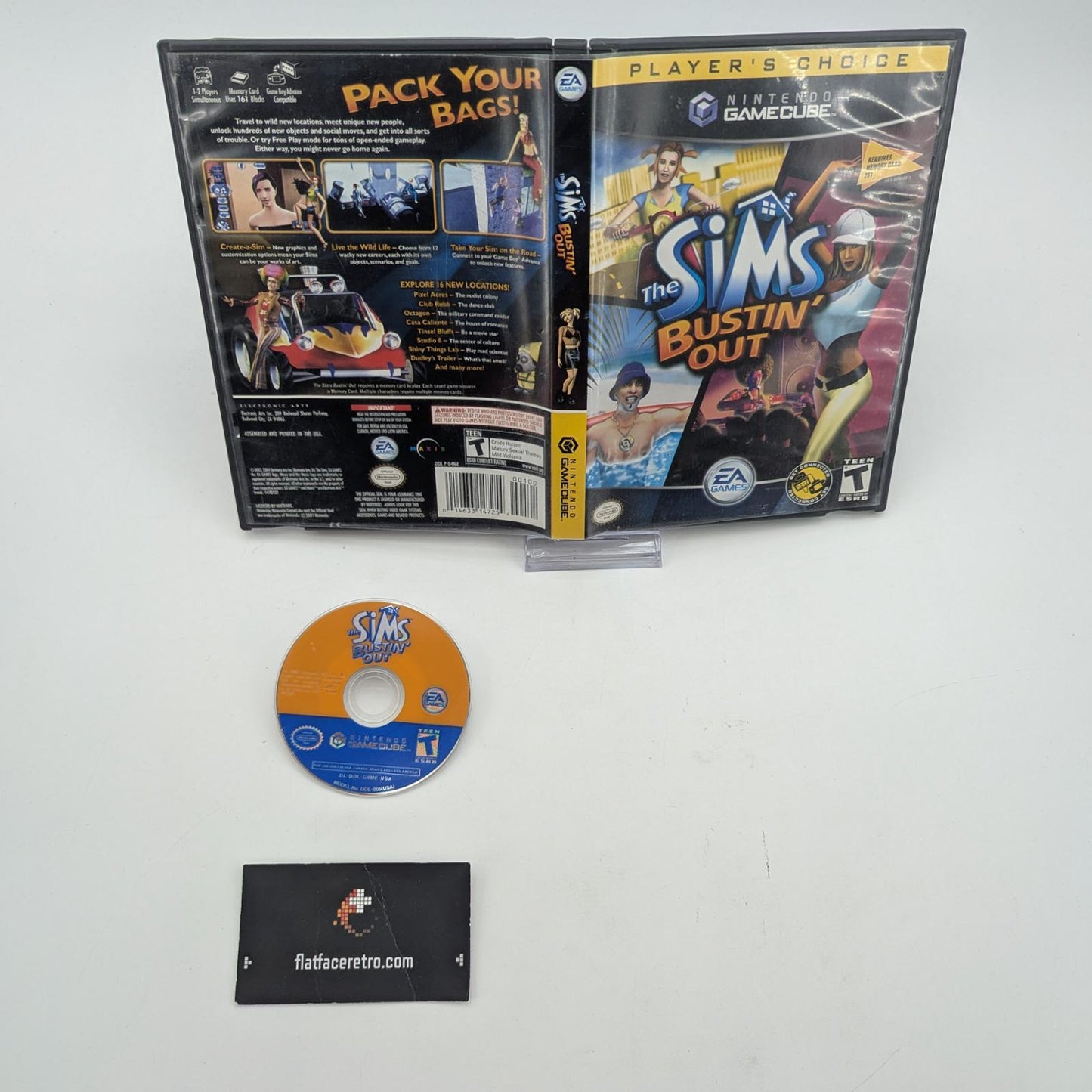 The Sims Bustin' Out [Player's Choice] - Nintendo Gamecube - Game and Box Only