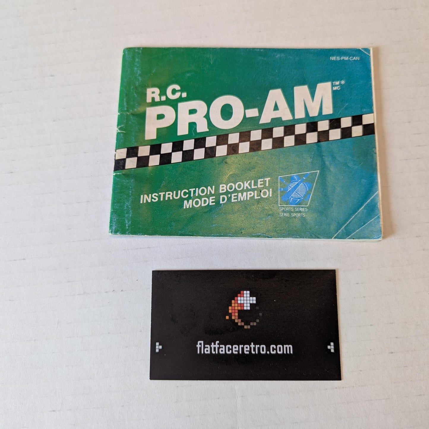 RC Pro-AM - Nintendo NES - Manual Only