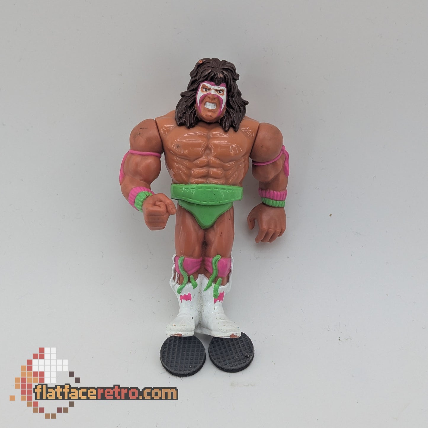 Ultimate Warrior [Green Tights] - Wrestling WWF Hasbro - Figure Only