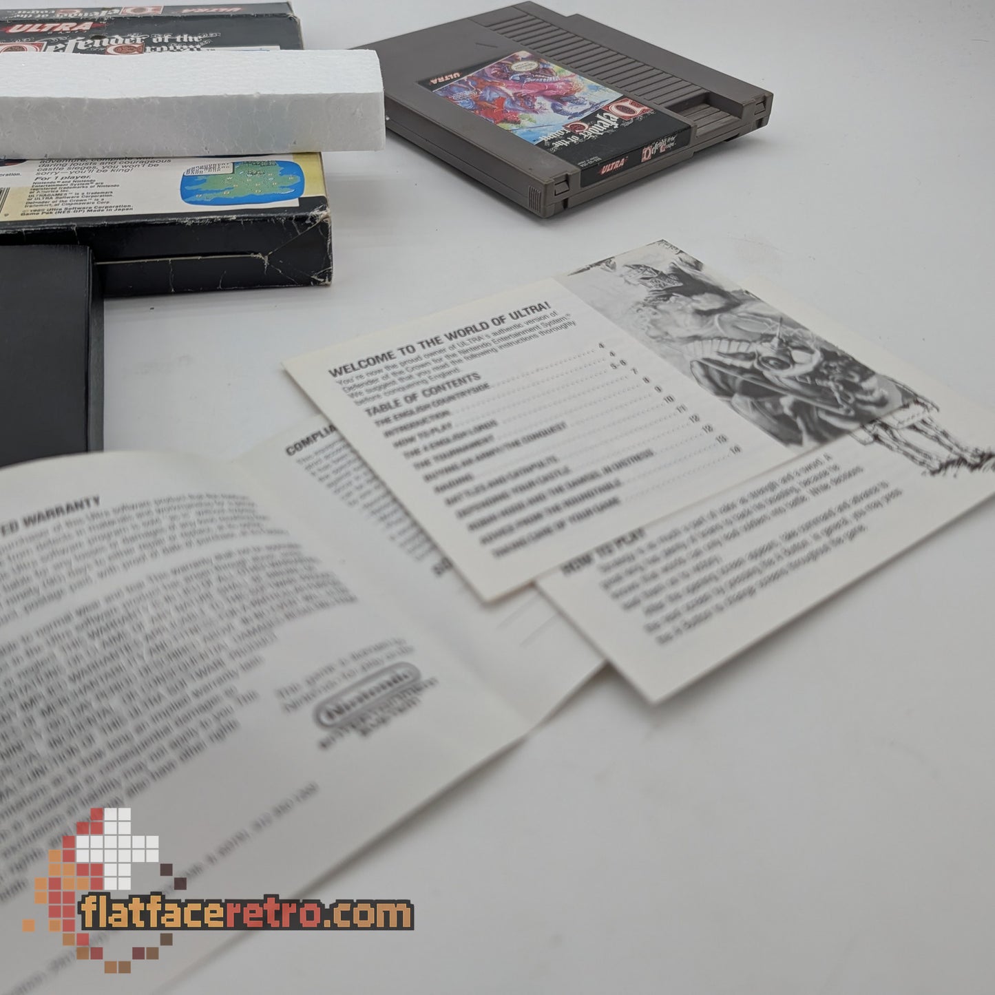 Defender of the Crown - Nintendo NES - Complete
