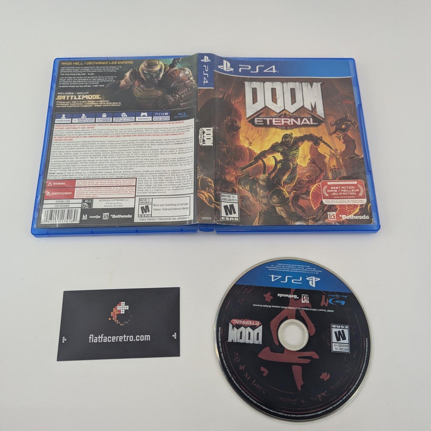 Doom Eternal - Sony PlayStation 4 - Game and Box Only
