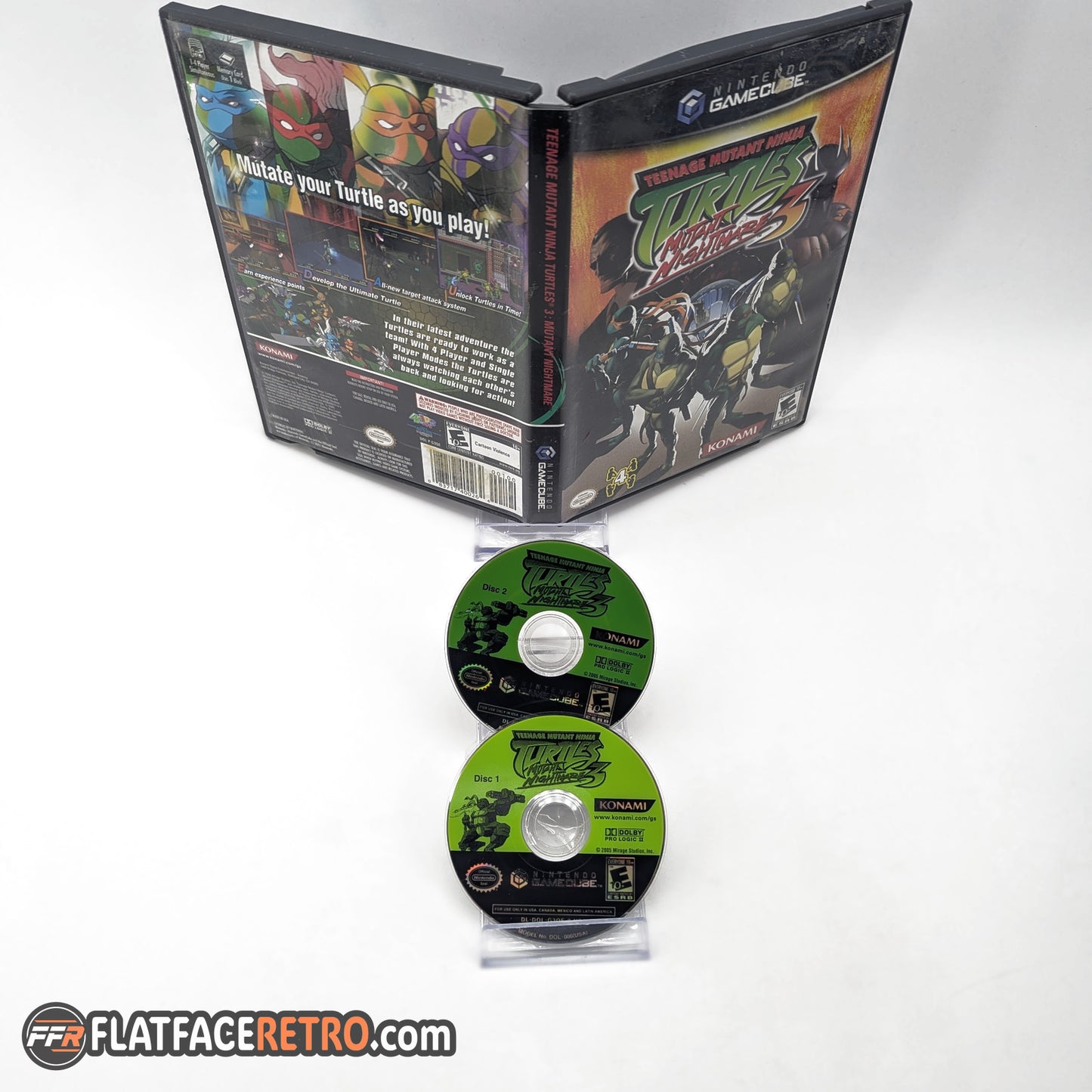 Teenage Mutant Ninja Turtles 3 Mutant Nightmare - Nintendo Gamecube - Game and Box Only