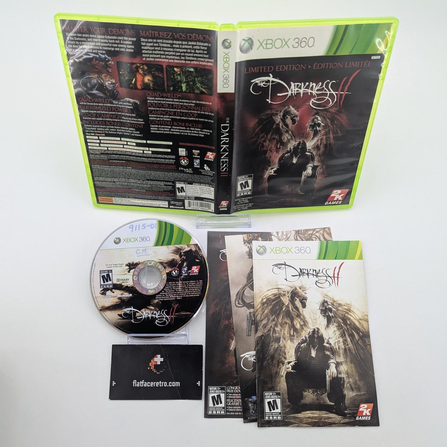 The Darkness II - Microsoft Xbox 360 - Complete