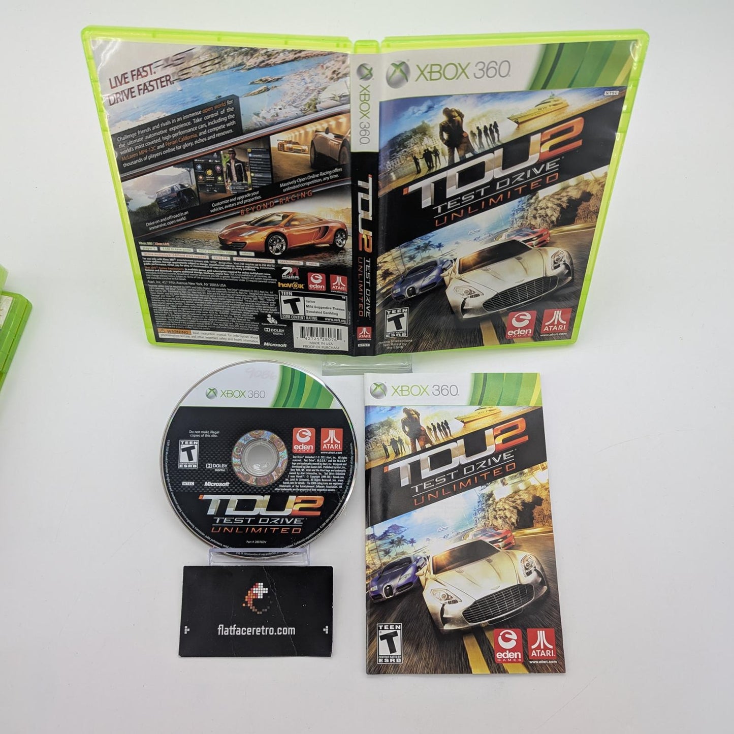 Test Drive Unlimited 2 - Microsoft Xbox 360 - Complete