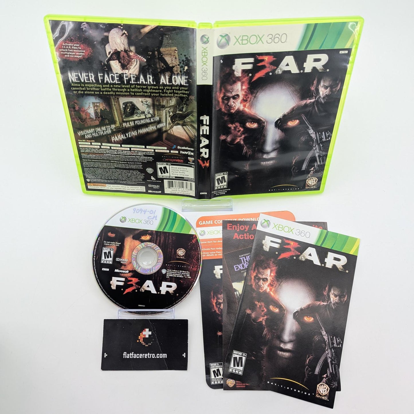 F.E.A.R. 3 fear - Microsoft Xbox 360 - Complete