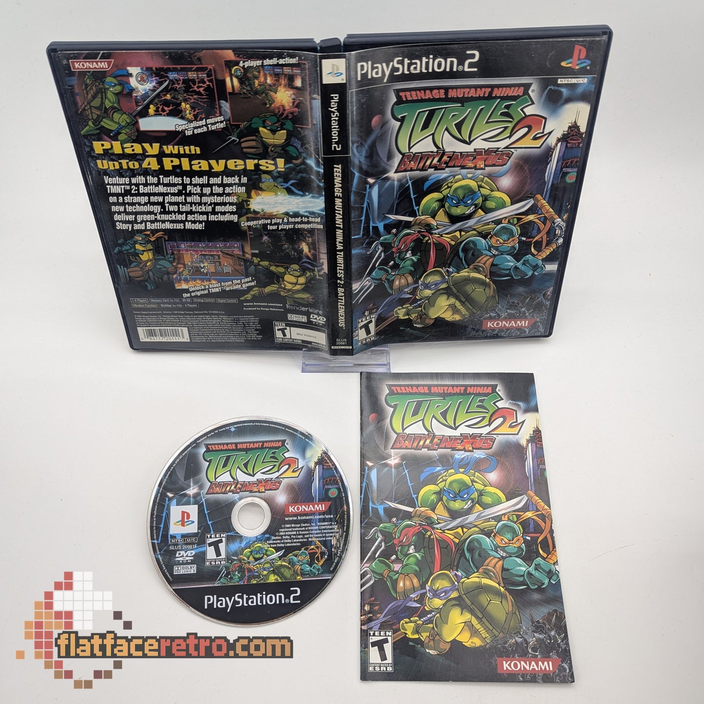 Teenage Mutant Ninja Turtles 2: Battle Nexus - Sony PlayStation 2 - Complete