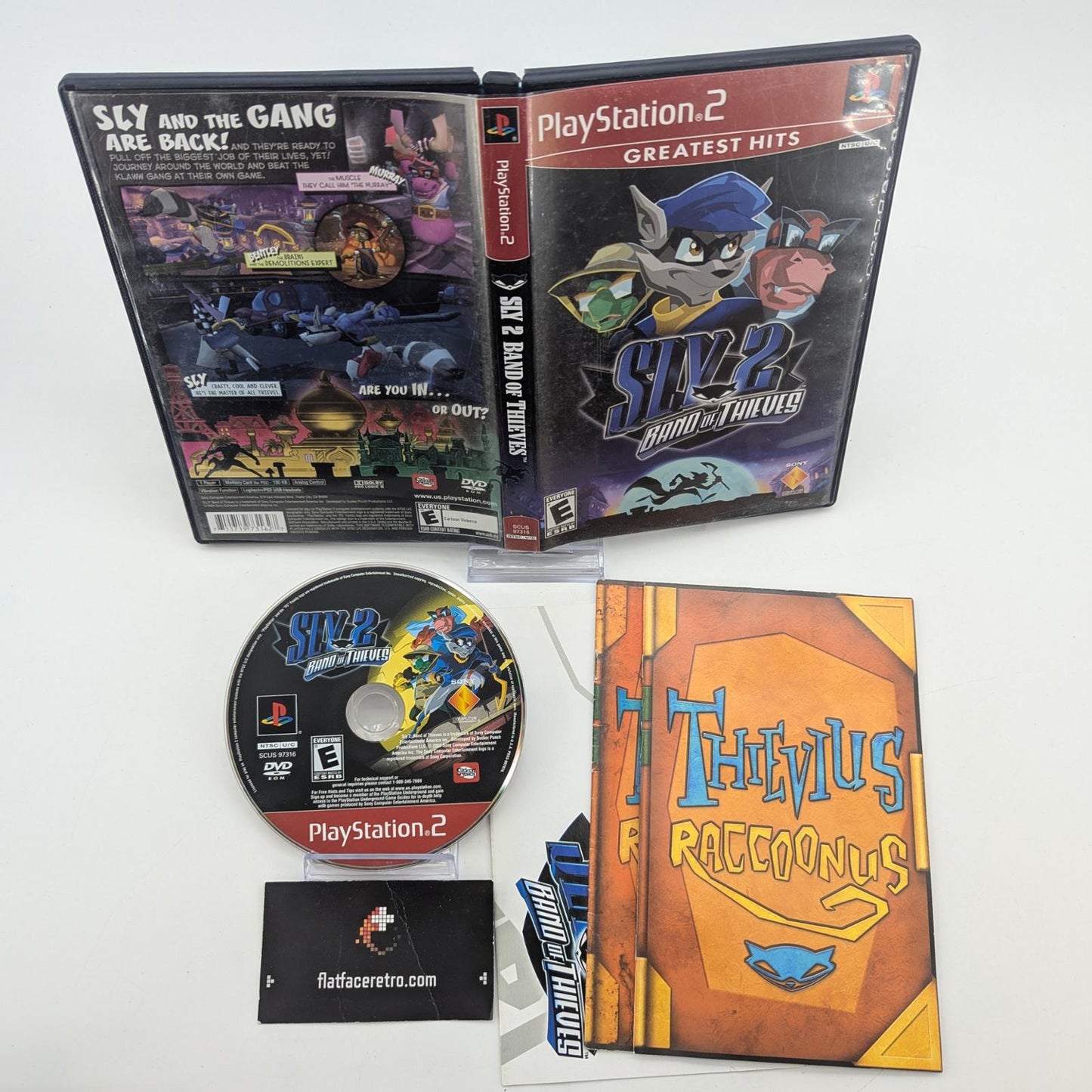 Sly 2 Band of Thieves [Greatest Hits] - Sony PlayStation 2 - Complete