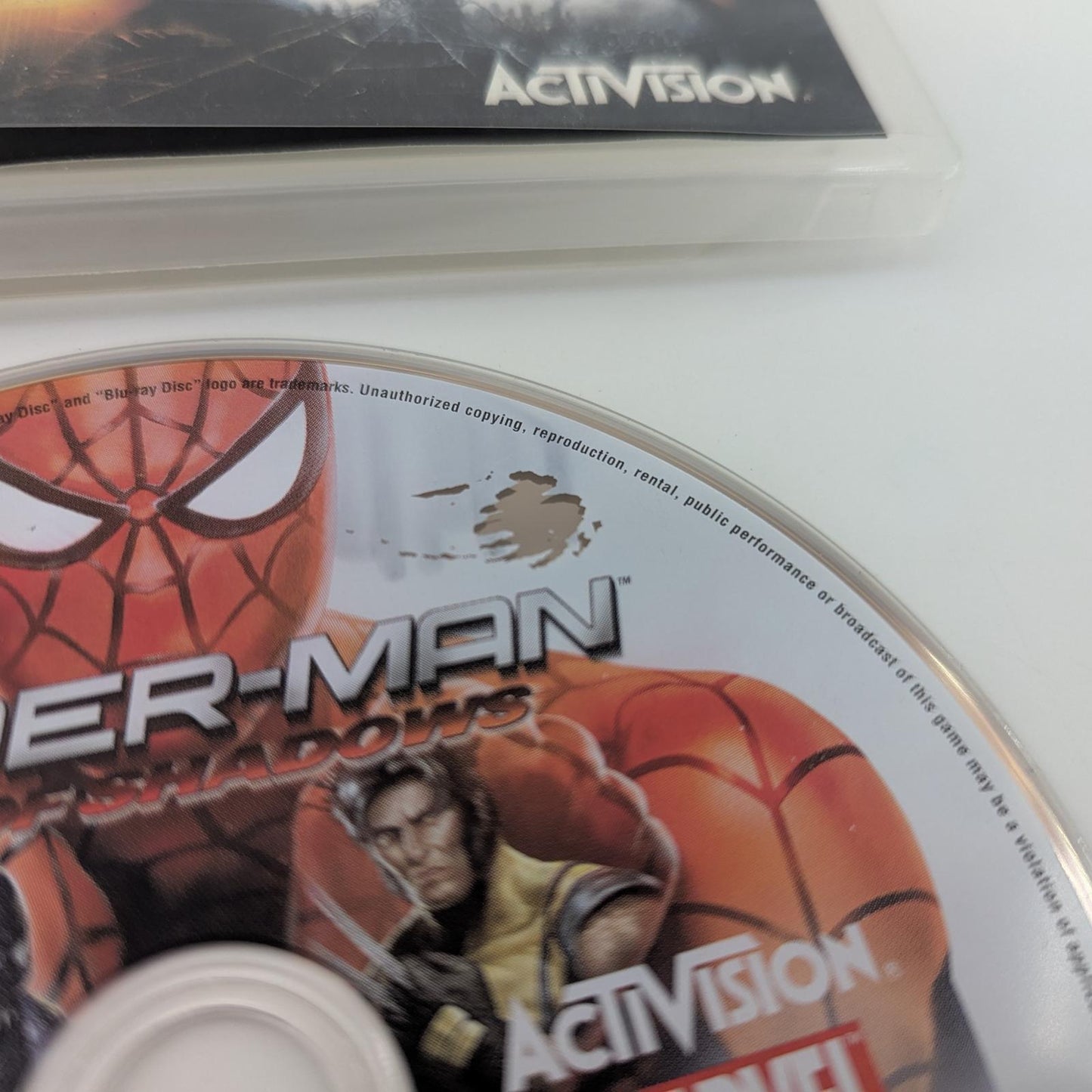 Spiderman Web of Shadows - Sony PlayStation 3 - Game and Box Only