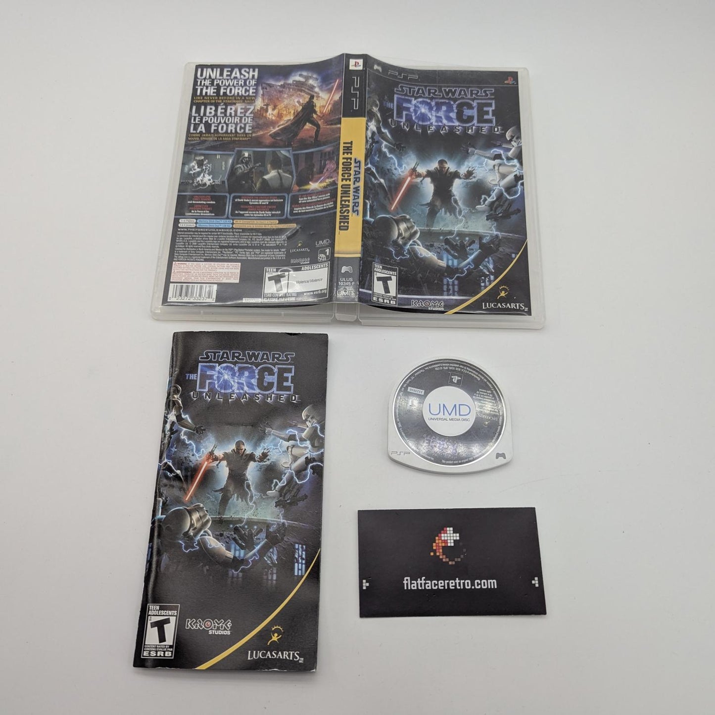 Star Wars The Force Unleashed - Sony PSP - Complete