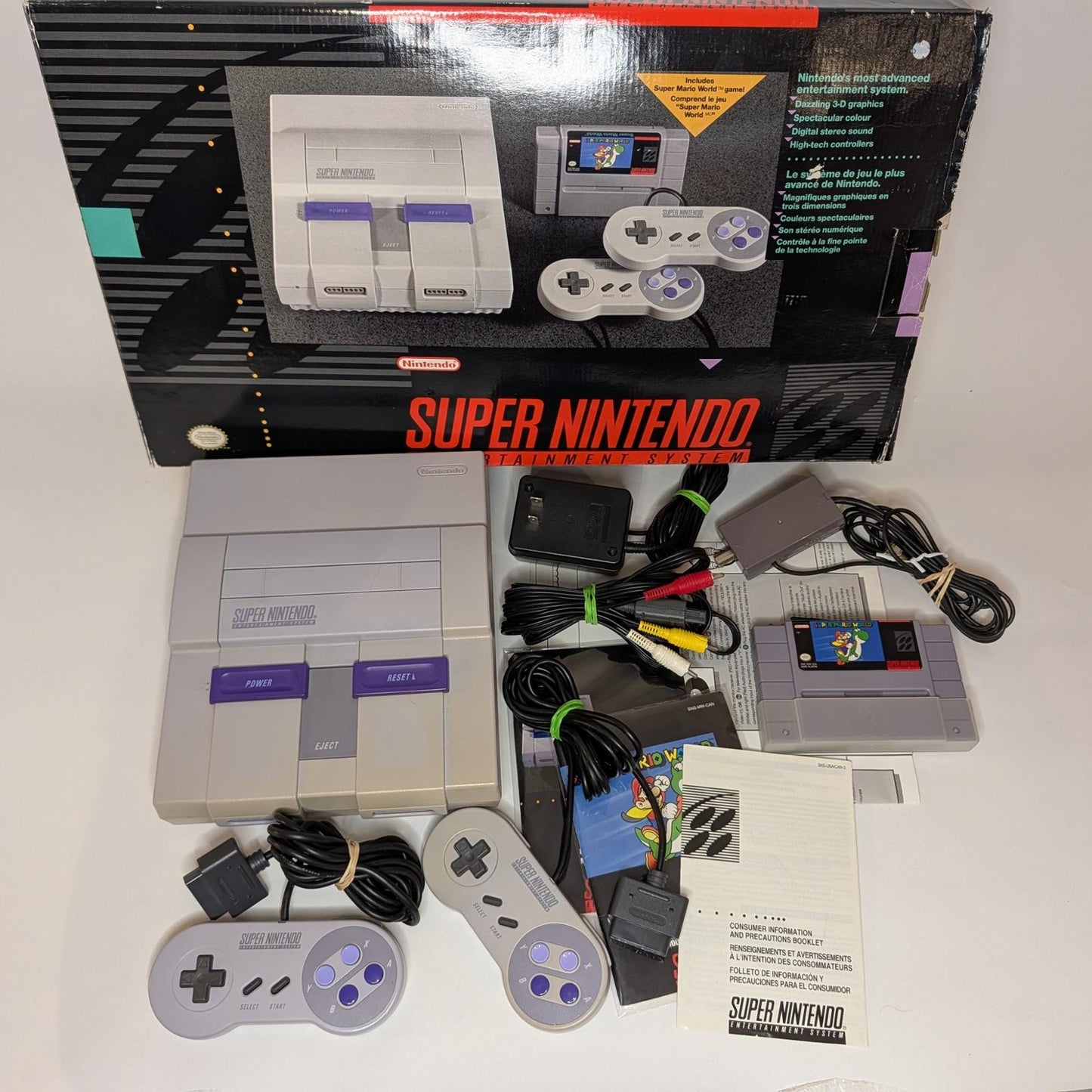 Super Nintendo SNES Super Set - Nintendo SNES - Complete