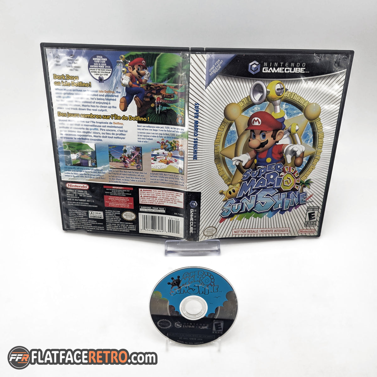 Super Mario Sunshine - Nintendo Gamecube - Game and Case Insert Only