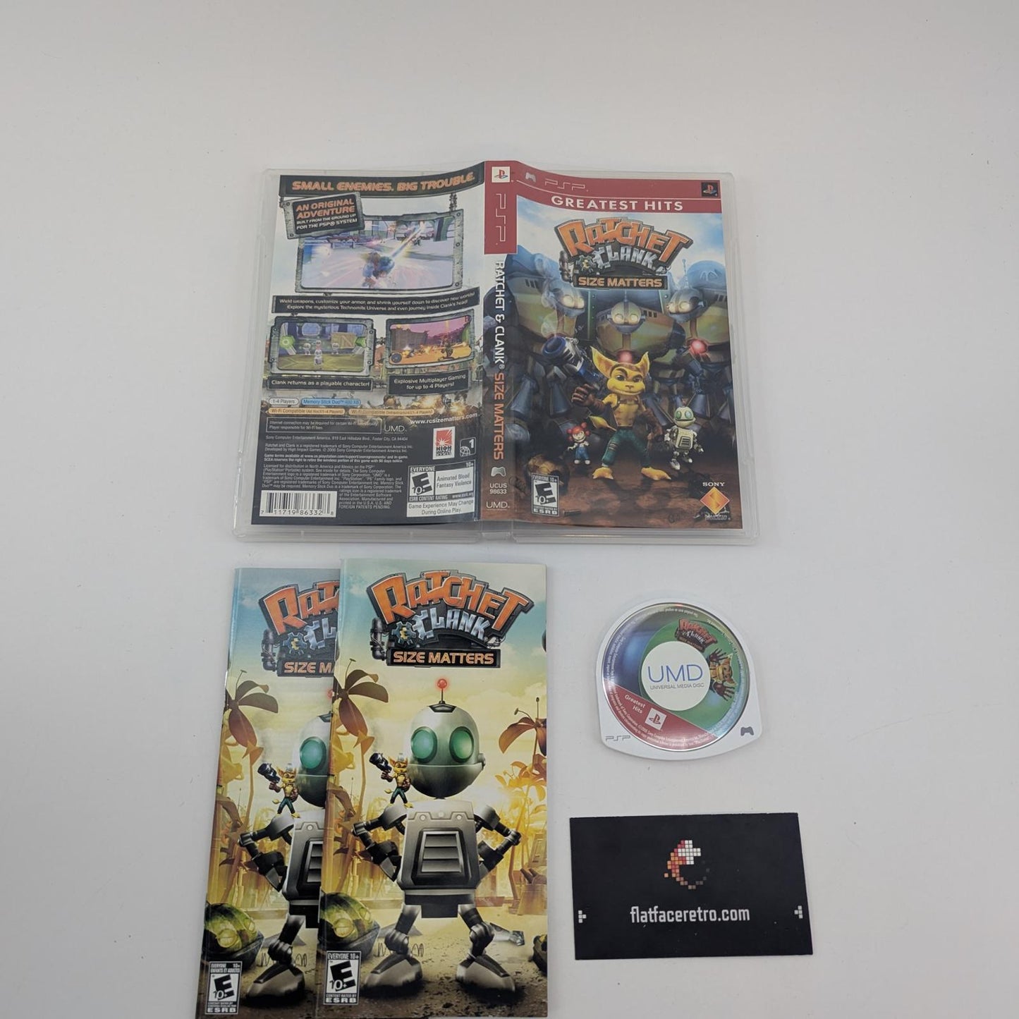 Ratchet & Clank Size Matters [Greatest Hits] - Sony PSP - Complete