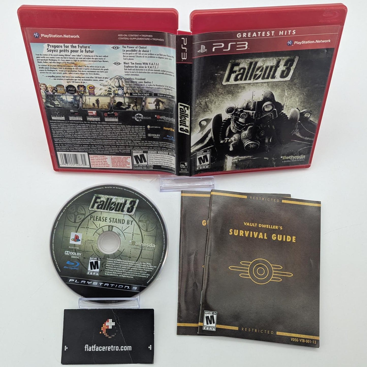 Fallout 3 [Greatest Hits] - Sony PlayStation 3 - Complete