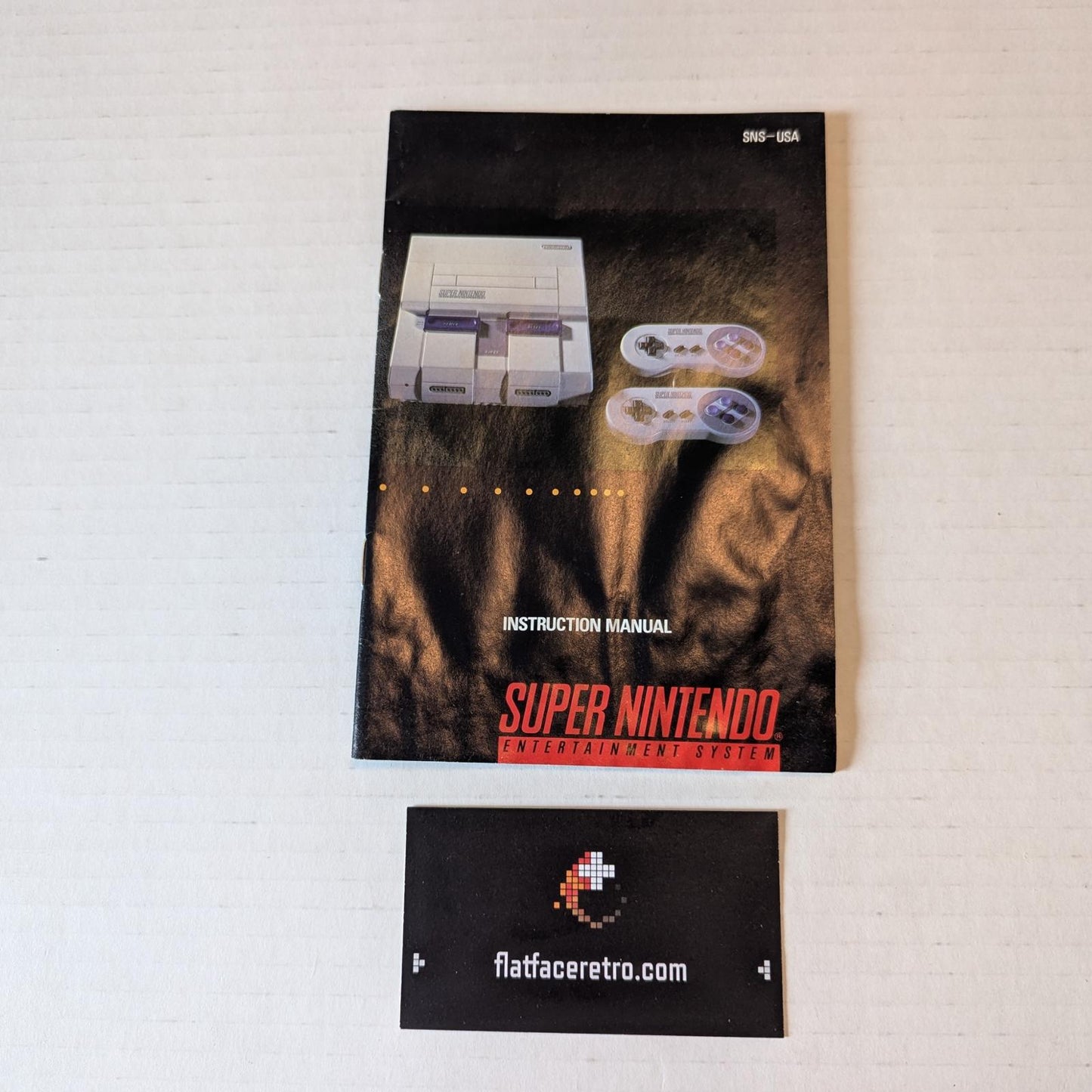 SNES System - Nintendo SNES - Manual Only