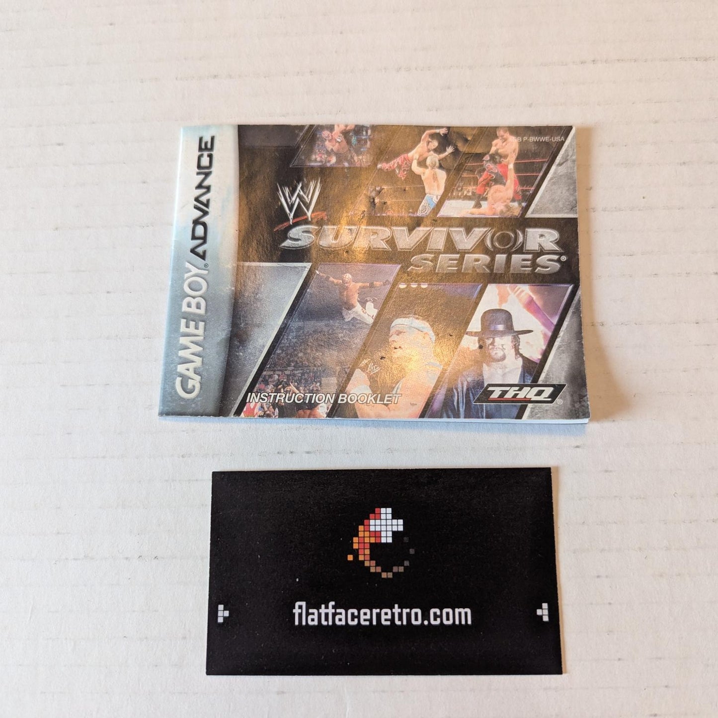 WWE Survivor Series - Nintendo Game Boy Advance - Manual Only