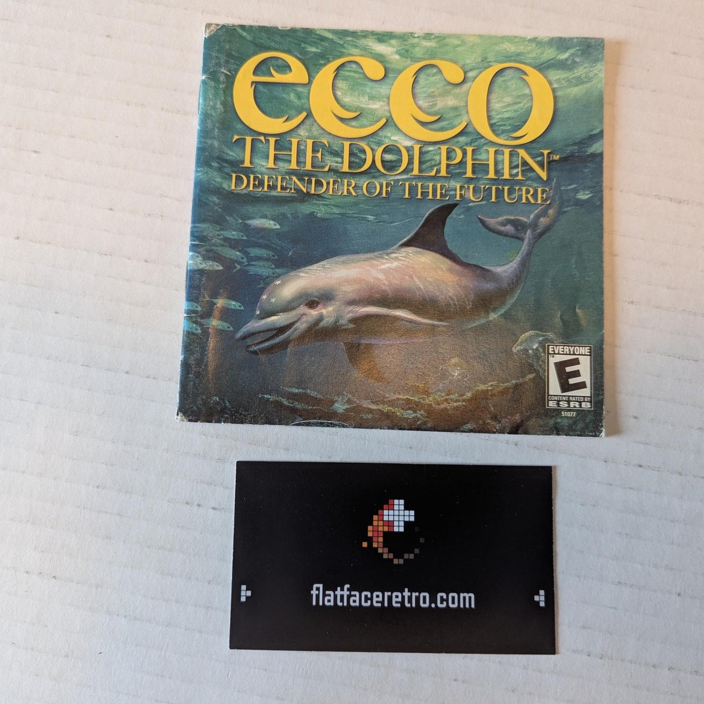 Ecco the Dolphin Defender of the Future - Sega Dreamcast - Manual Only