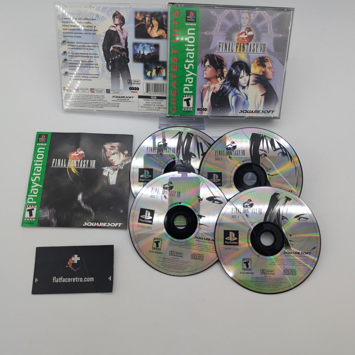 Final Fantasy VIII [Greatest Hits] - Sony PlayStation 1 - Complete