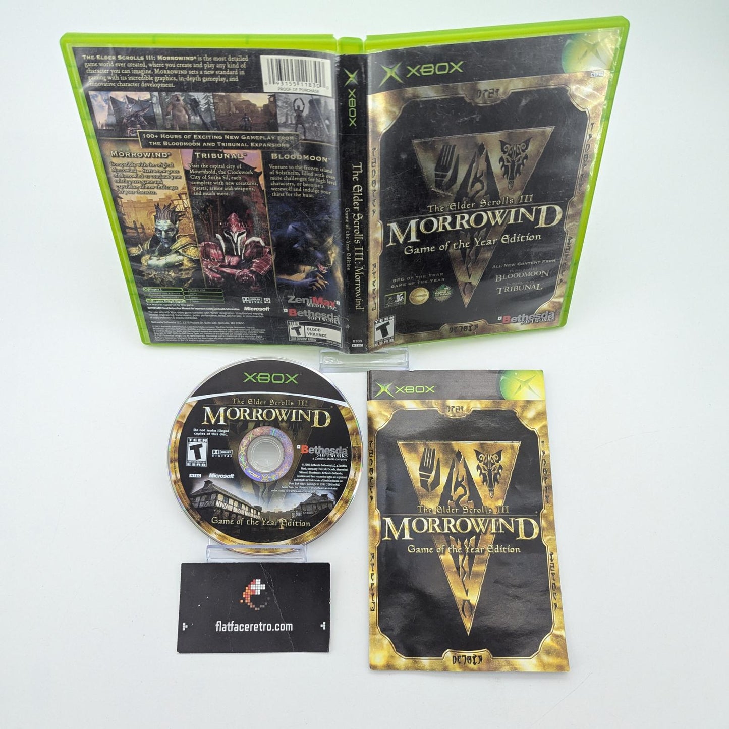 Elder Scrolls III Morrowind [Game of the Year] - Microsoft Xbox - Complete