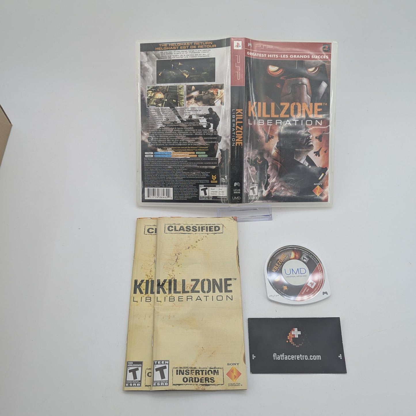 Killzone: Liberation [Greatest Hits] - Sony PSP - Complete
