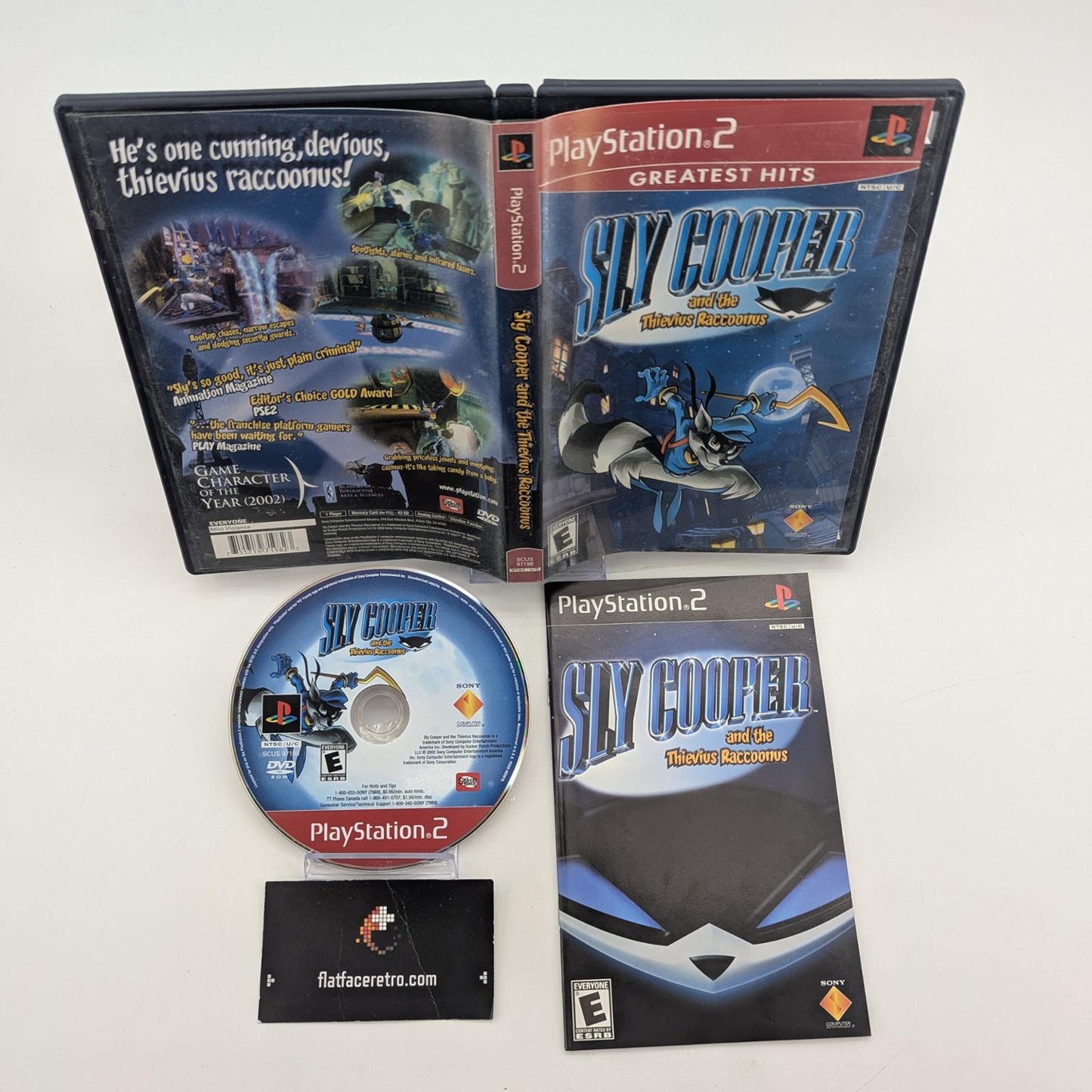 Sly Cooper and the Thievius Raccoonus [Greatest Hits] - Sony PlayStation 2 - Complete